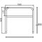 Protective bar made of steel tubing |  60 x 2.5 mm | with crossbar | total width: 1500 mm | total height: 1400 mm | hot-dip galvanized